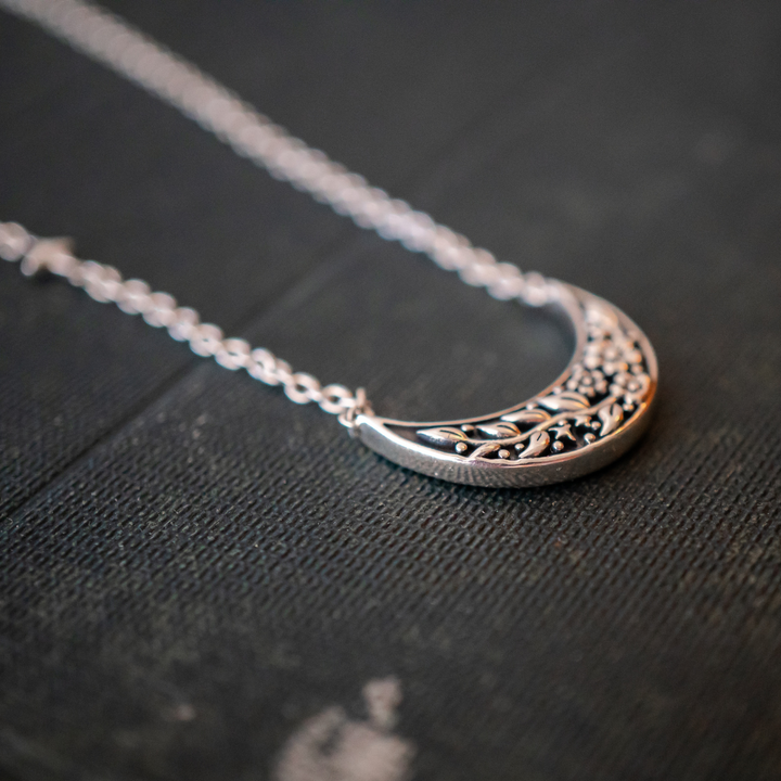 Floral Moon Necklace