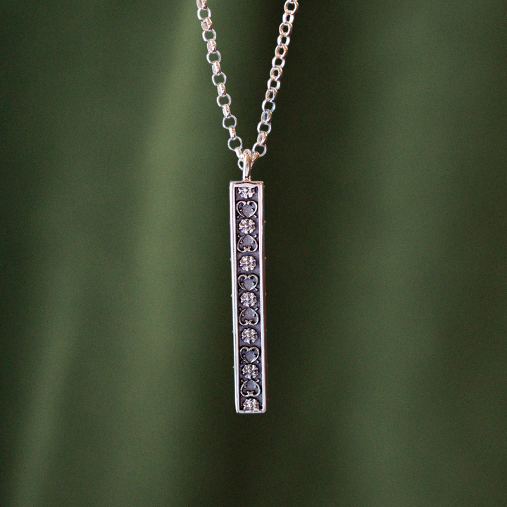 Forget Me Not Bar Necklace