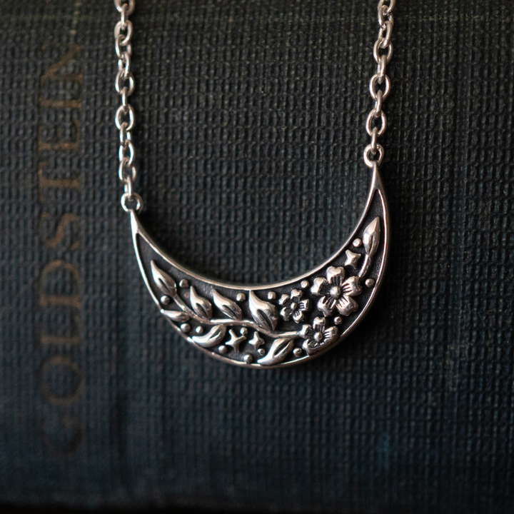 Floral Moon Necklace