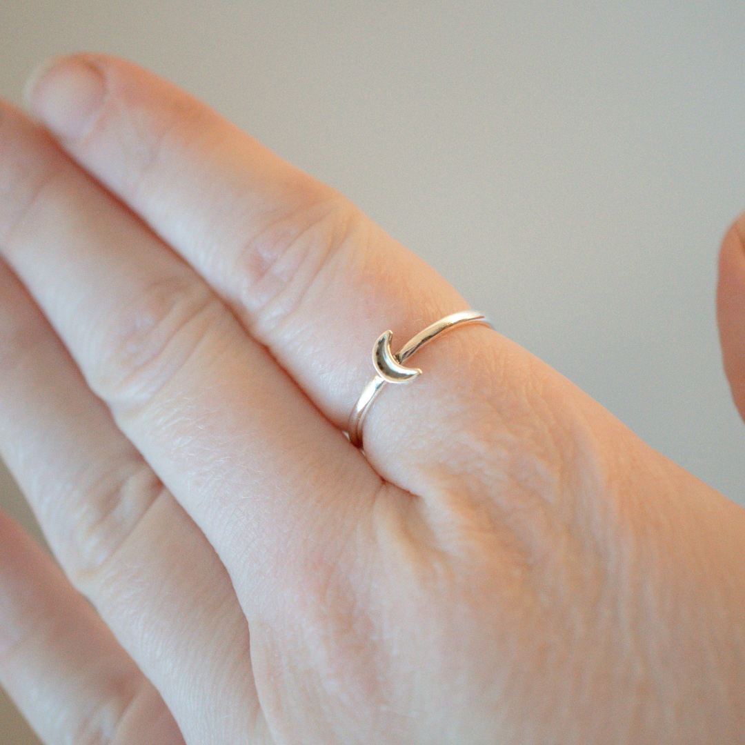 Crescent Moon Ring