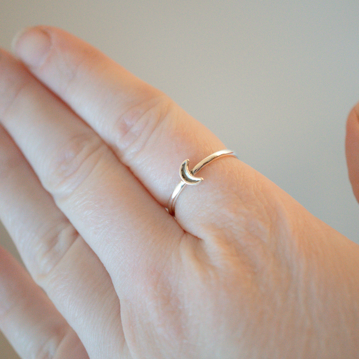 Crescent Moon Ring