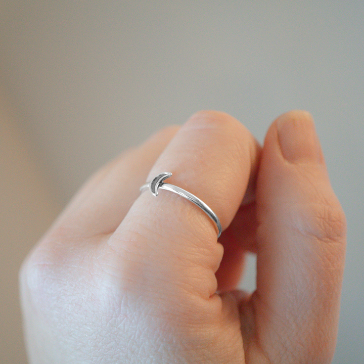 Crescent Moon Ring