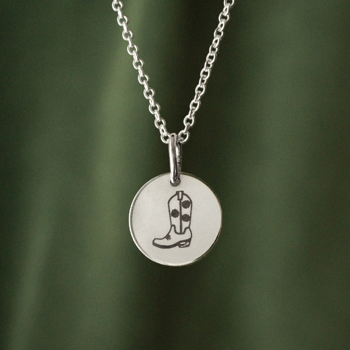 Cowboy Boot Necklace