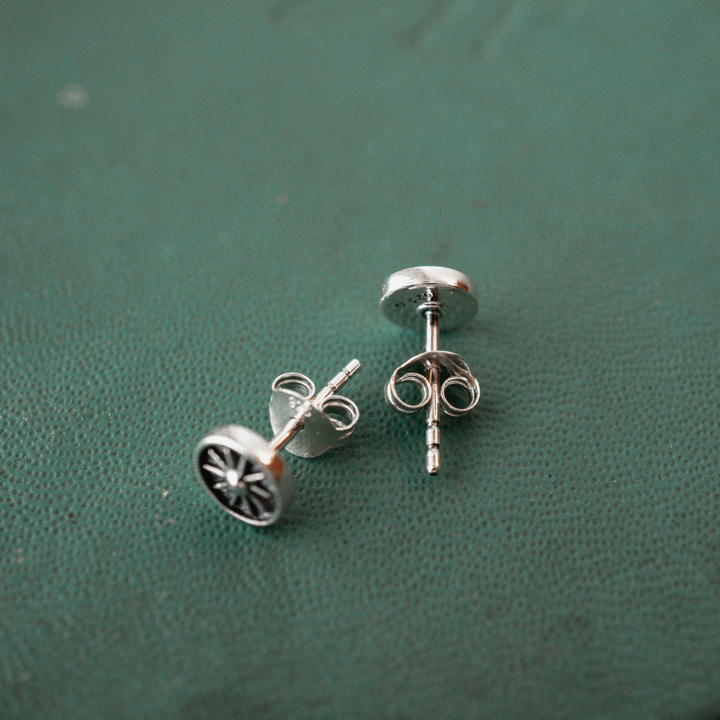 Sun and Moon Stud Earring