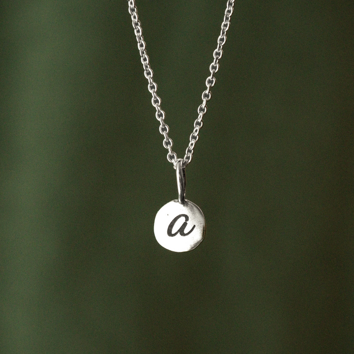 Pebble Initial Necklace