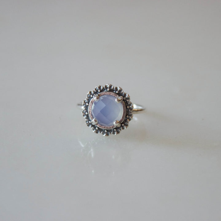 Forget Me Not Halo Ring – Paige Barbee Jewelry